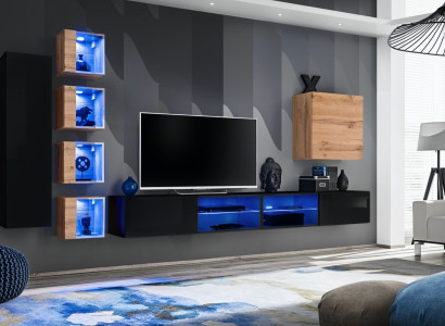 Modern Furniture Designer Wall unit Furnishings Luxury Suite new wall cabinet